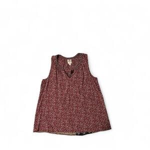 Anthropologie One September Sleeveless Printed Blouse Women’s Size S – Pre-Owned